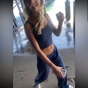 BRANDY MELVILLE NAVY ANASTASIA SWEATS